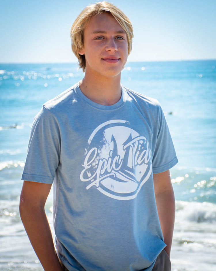 MENS STONEWASH DENIM TEE SHIRT