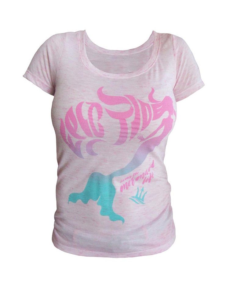 front of mermaid t-shirt for women