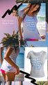WOMENS GUYS ARE LIKE WAVES TEE SHIRT