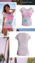 WOMENS MERMAID LOGO TEE SHIRT